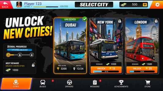 اسکرین شات 3 بازی Bus Simulator: Urban Ride