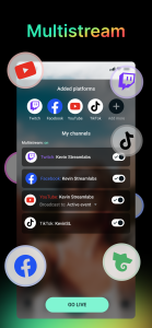 اسکرین شات 3 برنامه Streamlabs: Live Streaming