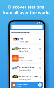 اسکرین شات 4 برنامه Simple Radio: Live FM AM Radio