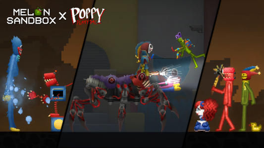 اسکرین شات 1 بازی Melon Sandbox x Poppy Playtime