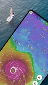 اسکرین شات 2 برنامه Windfinder: Wind & Weather map