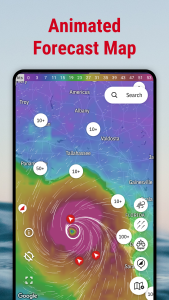 اسکرین شات 4 برنامه Windfinder: Wind & Weather map