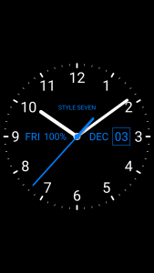 اسکرین شات 4 برنامه Analog Clock Live Wallpaper-7