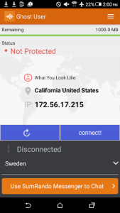 اسکرین شات 2 برنامه SumRando VPN