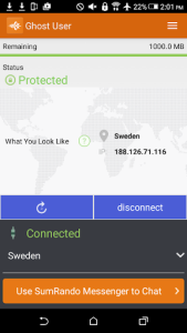 اسکرین شات 3 برنامه SumRando VPN
