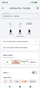 اسکرین شات 3 برنامه AirPods on Android