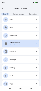 اسکرین شات 4 برنامه Button & Gesture Mapper