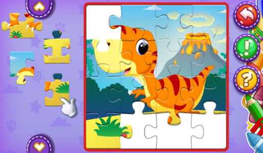 اسکرین شات 1 برنامه Kids Games - Learn by Playing