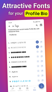 اسکرین شات 6 برنامه in Tags - AI Hashtag generator