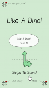 اسکرین شات 1 بازی Like A Dino!