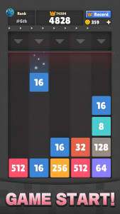 اسکرین شات 1 بازی Drop The Number™ : Merge Game