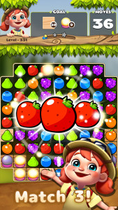 اسکرین شات 2 بازی Fruits POP : Match 3 Puzzle