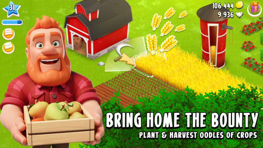 اسکرین شات 2 بازی hay day (هی دی)