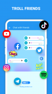 اسکرین شات 6 برنامه Voice Changer - Audio Effects