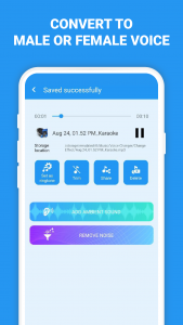 اسکرین شات 5 برنامه Voice Changer - Audio Effects