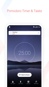 اسکرین شات 1 برنامه Focus To-Do: Pomodoro & Tasks