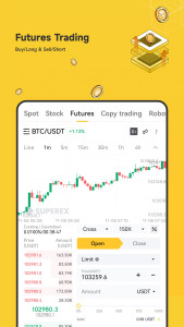اسکرین شات 5 برنامه SuperEx: Trade Crypto & BTC