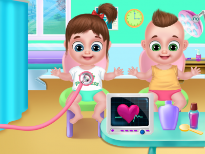 اسکرین شات 5 بازی Twins babysitter daycare games