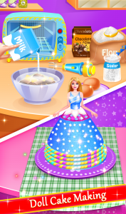 اسکرین شات 4 بازی Princess Birthday Cake Party S