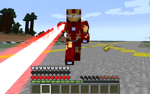 اسکرین شات 3 برنامه Superheroes Mod for Minecraft