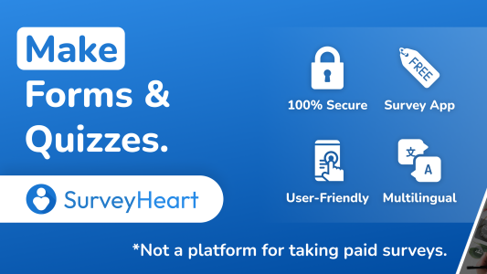 اسکرین شات 1 برنامه SurveyHeart: Form, Poll & Quiz