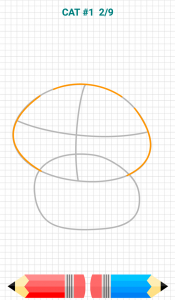 اسکرین شات 3 برنامه How to Draw Kawaii Drawings