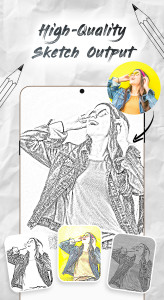 اسکرین شات 8 برنامه Pencil Sketch Photo Editor