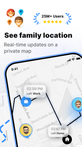 اسکرین شات 1 برنامه Find my Phone - Family Locator