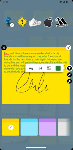 اسکرین شات 3 برنامه Sticky Notes + Widget