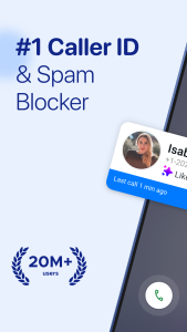 اسکرین شات 1 برنامه Sync.me - Spam Call Blocker