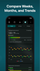 اسکرین شات 4 برنامه My Heart: Blood Pressure Log