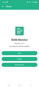 اسکرین شات 4 برنامه RAM Monitor Memory