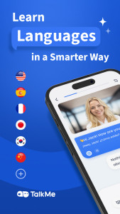 اسکرین شات 1 برنامه TalkMe: Speak & Learn English