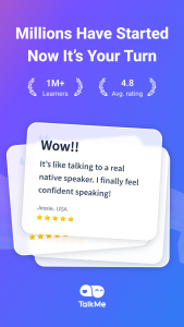 اسکرین شات 8 برنامه TalkMe: Speak & Learn English