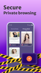 اسکرین شات 5 برنامه Hola-Private&Fast web Browser