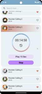 اسکرین شات 8 برنامه Rooster Sounds