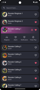 اسکرین شات 3 برنامه Rooster Sounds