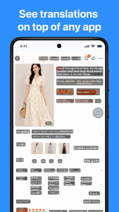 اسکرین شات 2 برنامه Tap To Translate Screen