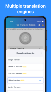 اسکرین شات 7 برنامه Tap To Translate Screen