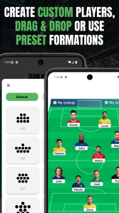 اسکرین شات 5 برنامه My Lineup: Lineup Creator