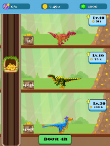اسکرین شات 5 بازی Jurassic Pixel Craft: dino age