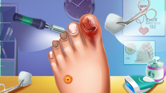 اسکرین شات 6 بازی Foot Care Offline Doctor Games