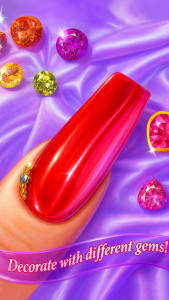 اسکرین شات 2 بازی Nail Art Salon Girls Game