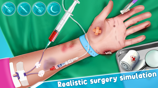 اسکرین شات 1 بازی Surgery Offline Doctor Games