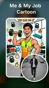 اسکرین شات 2 برنامه TapToon: AI Cartoon & Video