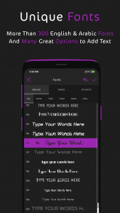 اسکرین شات 7 برنامه Postershop - Typography Design