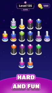 اسکرین شات 4 بازی Nut Sort Blast: Color Puzzle