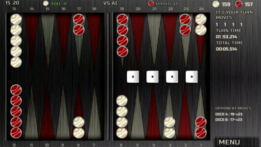 اسکرین شات 4 بازی Backgammon Games : +18