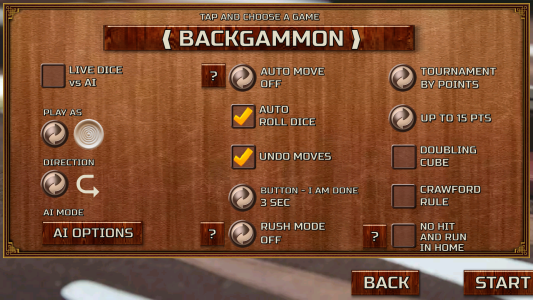 اسکرین شات 3 بازی Backgammon Games : +18