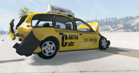 اسکرین شات 4 بازی Taxi Crash Car Game Simulation